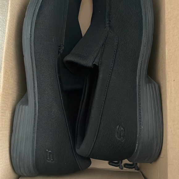 Skeches men's Dress Knit Relaxed Fit Black Shoes 10,5 - Picture 6 of 7